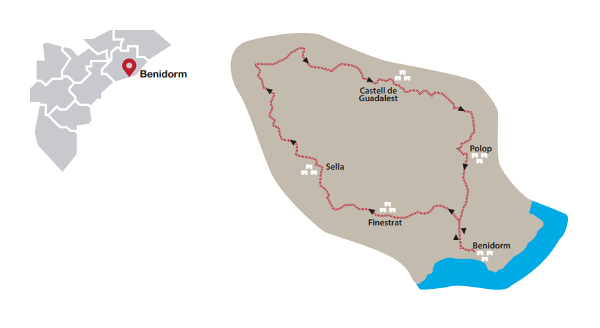 El paraíso ciclista: Las mejores rutas de la Costa Blanca 4 Ruta 1 - Benidorm