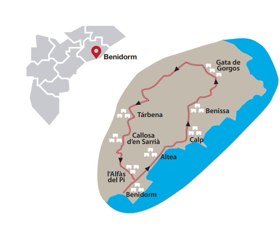 El paraíso ciclista: Las mejores rutas de la Costa Blanca 5 Ruta 2 - Benidorm
