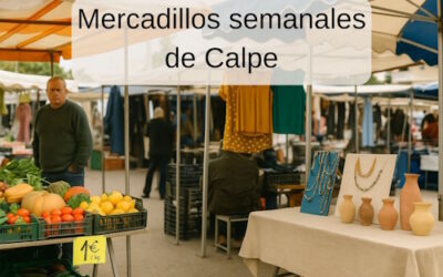 Mercadillos semanales en Calpe: tradición, sabores y artesanía