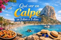 Qué ver en Calpe en 3 días o 5 días 1