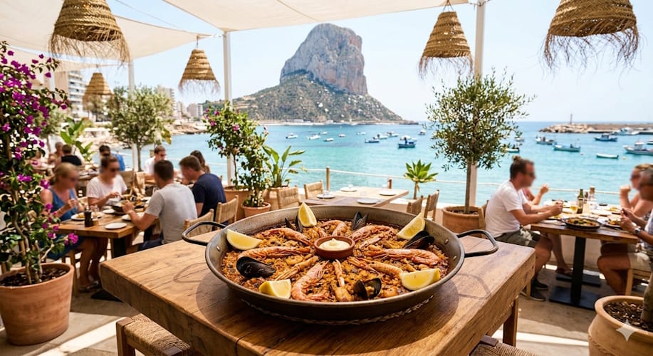 Los 5 mejores restaurantes donde comer una auténtica paella en Calpe