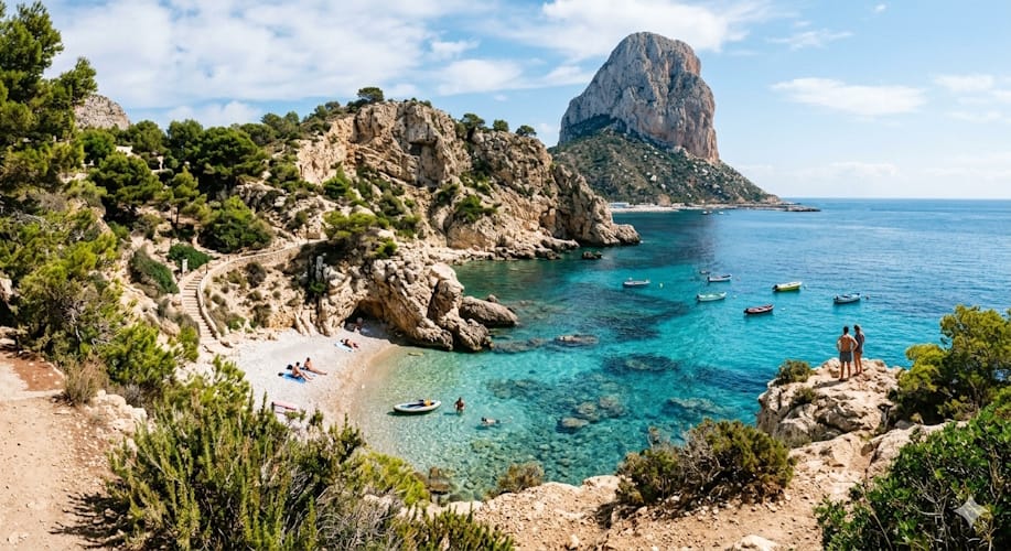 Ruta por las mejores calas de Calpe: aguas cristalinas y rincones secretos
