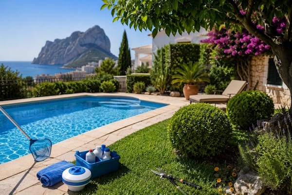 Mantenimiento de piscinas y jardines en segunda residencia